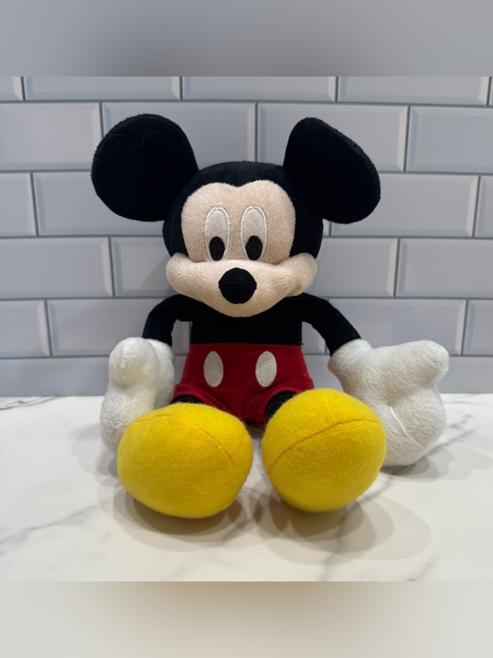 Disney Mickey Mouse  12" Plush Doll Classic Michey Stuffed Animal